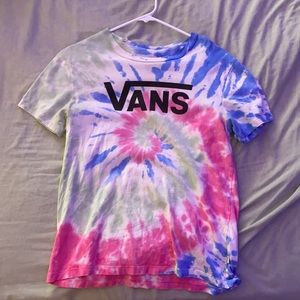 Vans tie-dye short sleeve shirt
